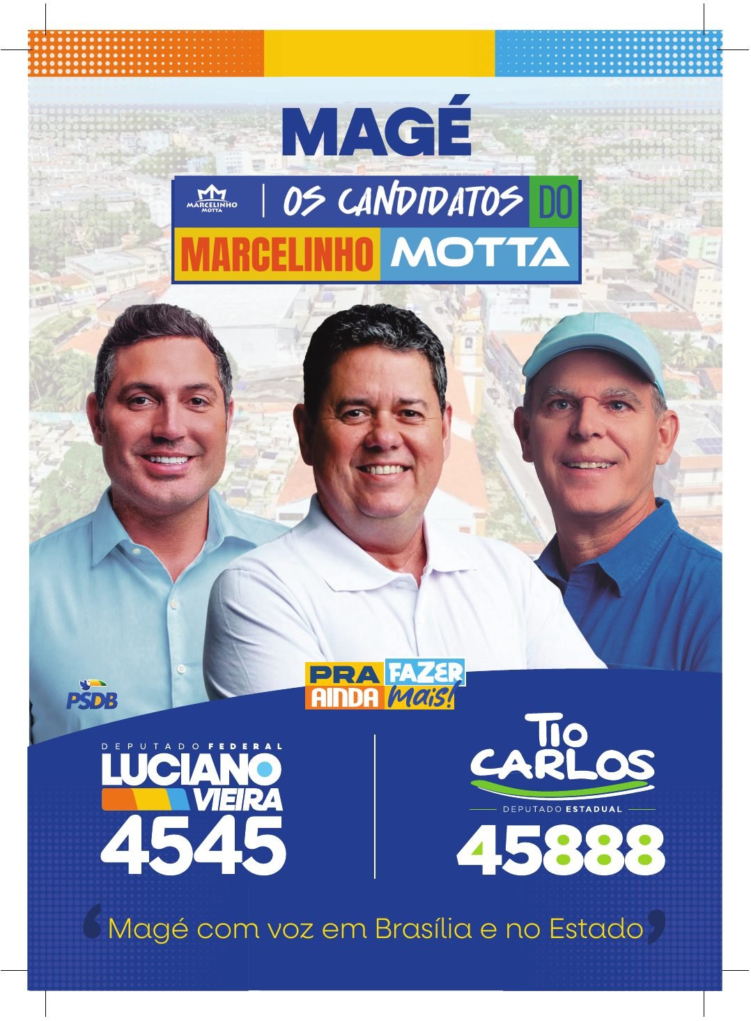 Capa do informativo de Magé